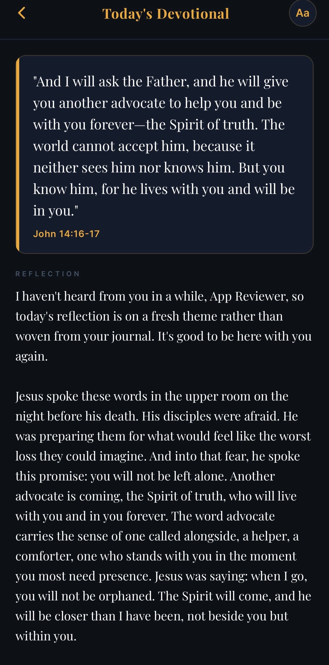 Daily Devotional screenshot