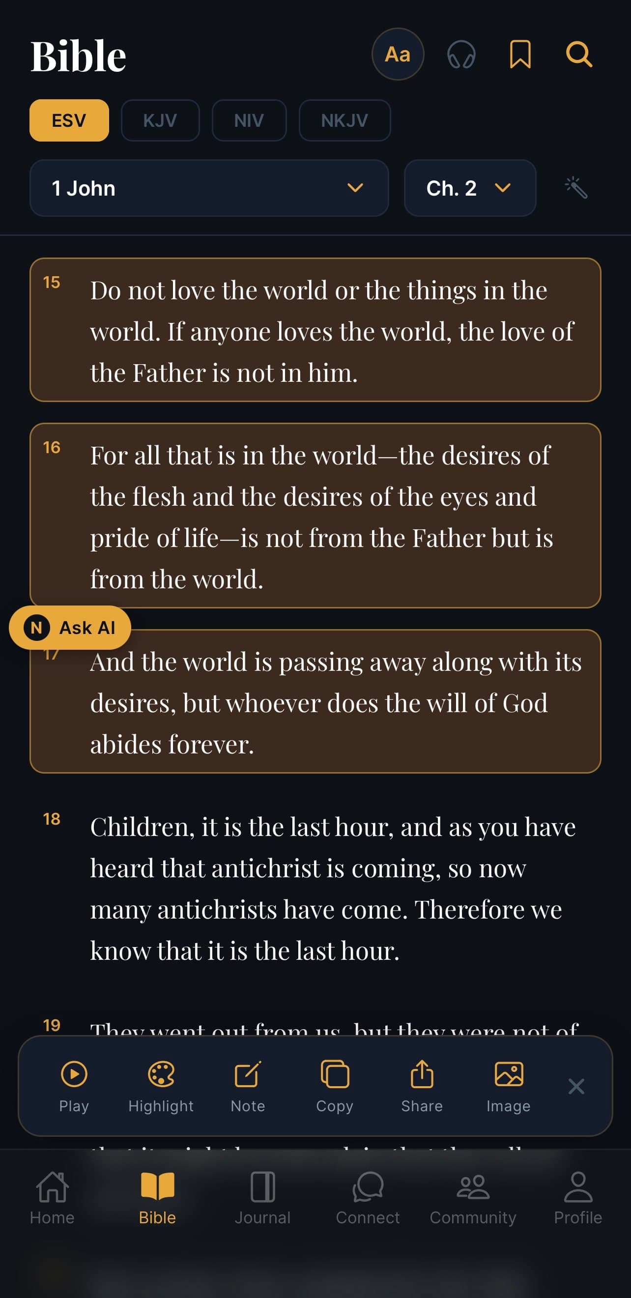 Bible Reader screenshot