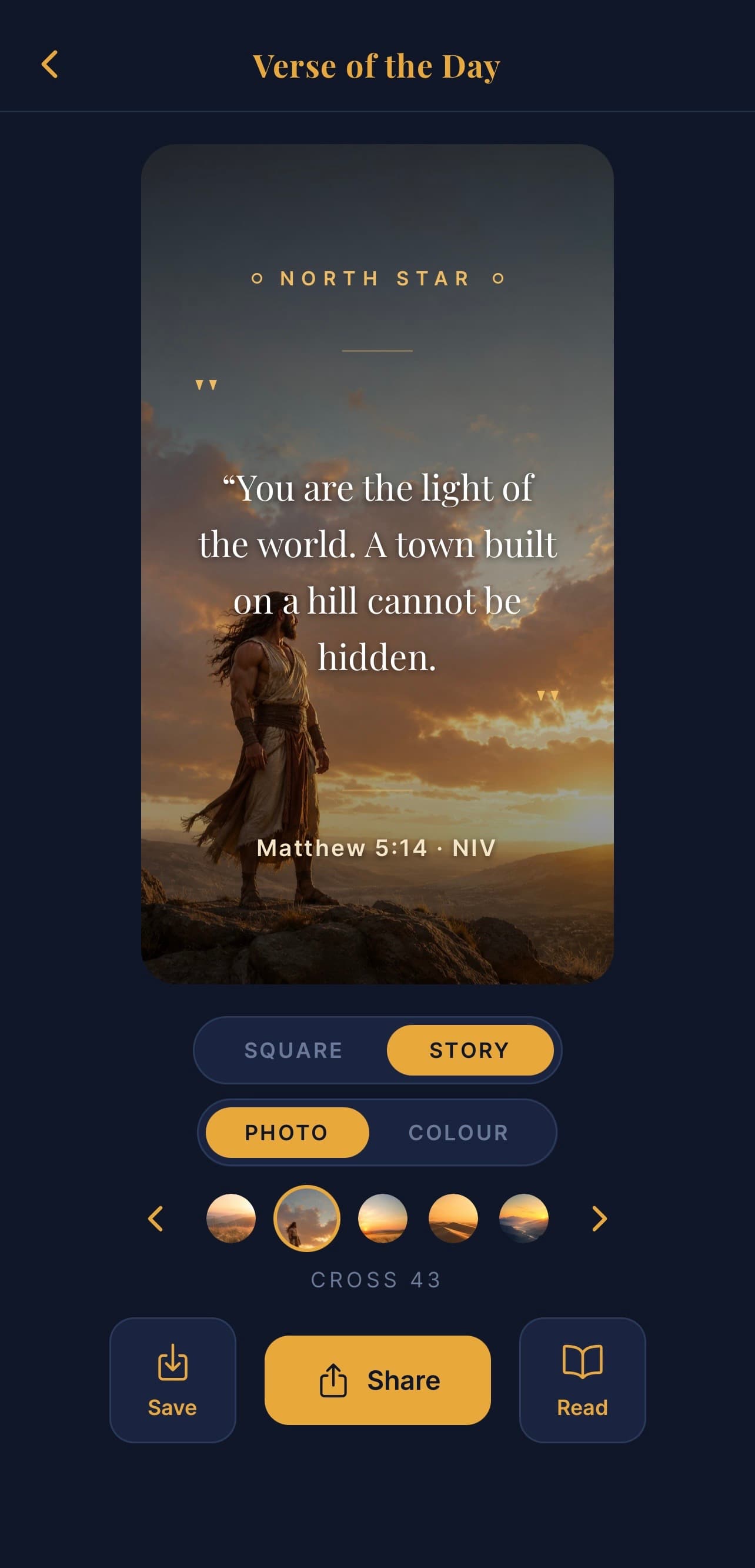 Verse Cards screenshot